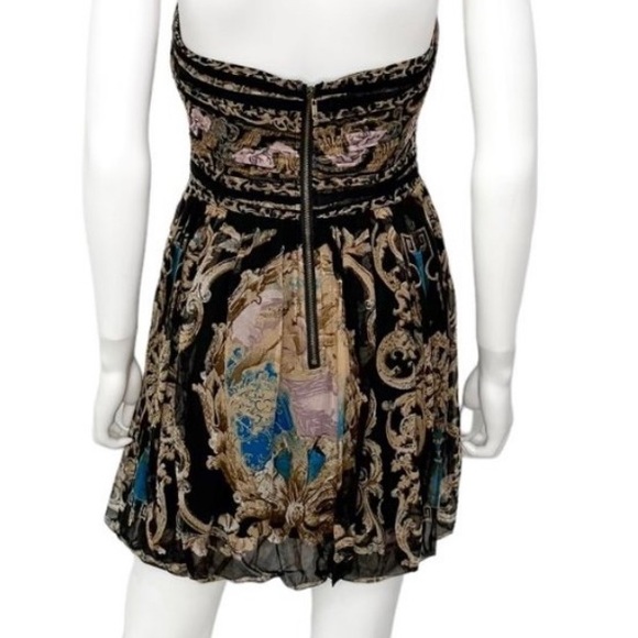 💋 Bebe Black Cocktail Short Dress M new RARE 💋 - Picture 7 of 16